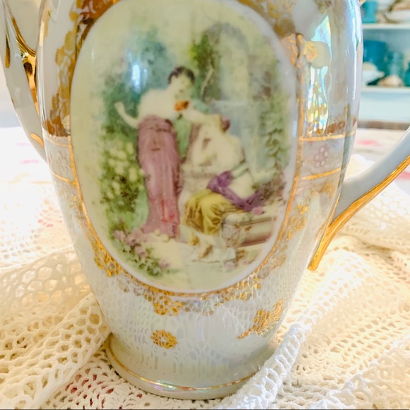 Antique c1890 King Karlsbad Austria Chocolate Pot - Picture 2 of 15